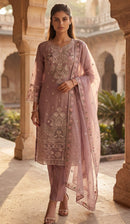 Fepic  Rosemeen 6457 C Chiffon Embroidered Work Pakistani Suits