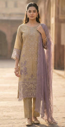 Fepic Rosemeen  6454 C Chiffon  Embroidery Work Pakistani Suit