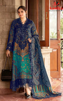 Aasha 1142 D Pure Cotton Print With Patch Embroidery Work Pakistani Suits