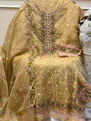 Mehboob  Tex 1241 C Organza  With Heavy Embroidery Work Pakistani Suits