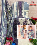 Aasha 1199 A Pure Cotton Print With Patch Embroidery Work Pakistani Suits