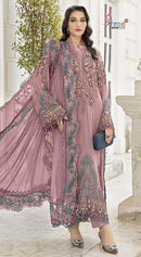 SF 5535 E Heavy Chiffon Embroidered Work Pakistani Suits