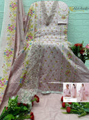 Al Zohaib 1421  Itrh Pure Cotton With Heavy Patch Work Pakistani Suits