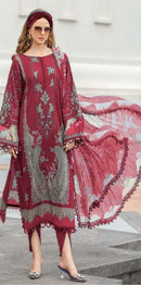 Al Zohib 1128 B Pure Cotton Print With Heavy Embroidered Work Pakistani Suit