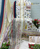 Al Zohaib 1424 Pure Cotton With Heavy Patch Work Pakistani Suits