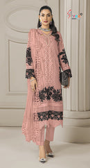 Shree Fabs 5589 A Chiffon Heavy Embroidery Work With Hand Khatli Pakistani Suits