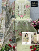 Azure 25001 B Cotton With Chikankari Embroidered Work Pakistani Suit