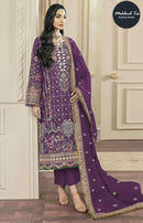 Mehboob Tex 1868 C Chiffon With Heavy Embroidery Work Pakistani Suits