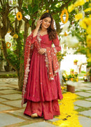 JF 031 Luxury Embroidered Work Anarkali Gown