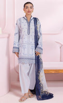 AL Zohaib 1418 Pure Cotton Embroidered Work Pakistani Suit