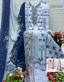 AL Zohaib 1418 Pure Cotton Embroidered Work Pakistani Suit