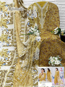 AL Zohaib 1427 Pure Cotton Embroidered Work Pakistani Suit