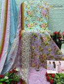 AL Zohaib 1423 Pure Cotton Embroidered Work Pakistani Suit