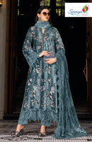 Saniya Trandz 1521 B Riyon Cotton Embroidered Pakistani Suit