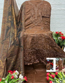 Saniya Trendz 7170 A Cotton Chikankari Embroidered  Pakistani Suit