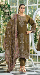 Shree Fabs 323 C  Pure Viscose Maslin Digital Print Suit