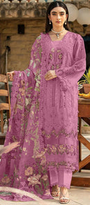 Saniya Trendz 7163 A ELAF Edison Cotton Chikankari Embroidery Work Pakistani Suit