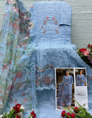 Saniya Trendz 7163 D ELAF Edison Cotton Chikankari Embroidery Work Pakistani Suit