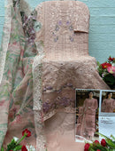 Saniya Trendz 7163 C ELAF Edison Cotton Chikankari Embroidery Work Pakistani Suit