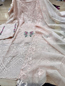 Ziaaz Designs 951 full heavy work Cambric cotton Semi stitched Pakistani Suit