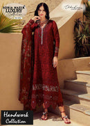 Sobia Nazir 1028 Luxury Lawn Embroidered Handwork Pakistani Suit