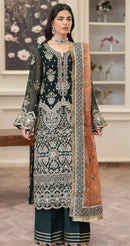 Sajida Designer 1146 Heavy Embroidered Georgette Pakistani Suit