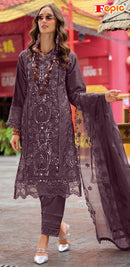 Fepic Rosemeen 1924 A Heavy Organza Embroidered Work Suit