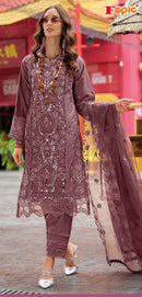 Fepic Rosemeen 1924 B Heavy Organza Embroidered Work Suit