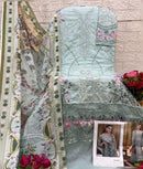 Saniya Trendz 25003 C Premium Ethnic Designer Chiffon Embroidered Work Suit