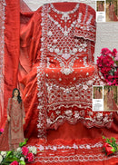 SF 5598 B Luxury Heavy Chiffon Embroidered Work Suit