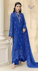 Shree Fabs 5561 B Heavy Chiffon Embroidered Work Pakistani Suit