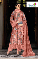 Saniya Trandz 1521 E Designer Rayon Cotton Embroidered Work Suit