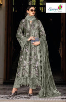 Saniya Trandz 1521 D Designer Rayon Cotton Embroidered Work Suit