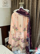 Maria B 1028 Readymade Chikankari Cotton Emboridery Work Pakistani Pret