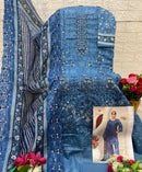 Deepsy Suits 1706 Bin Saeed Pure Cotton With Heavy  Self Embroidery Lawn Pakistani Suits