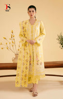 Deepsy Suits 1632 Designer Wedding Wear Chikankari Cotton Embroidered Suit