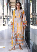 Shree Fab 3995 Zarqash Pure Cotton Print With Embrodery Patch Lawn Pakistani Suits