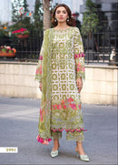 Shree Fab 3991 Zarqash Pure Cotton Print With Embrodery Patch Lawn Pakistani Suits