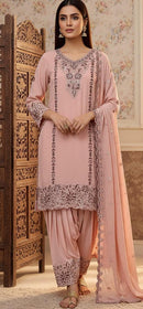 Hoor Tex Hf 520 B Heavy Georgette Emboridery Work Pakistani Suits