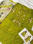 Johra Tex 179 F Cambric Cotton With Heavy Emboridery Work Pakistani Suits
