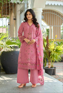 Deepsy Suits 8002 Elaf Pure Cotton With Heavy Self Embroidery Pakistani Lawn Suit