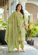 Deepsy Suits 8001 Elaf Pure Cotton With Heavy Self Embroidery Pakistani Lawn Suit