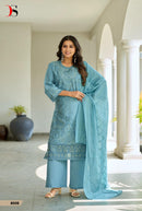 Deepsy Suits 8005 Elaf Pure Cotton With Heavy Self Embroidery Pakistani Lawn Suit