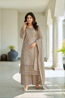 Deepsy Suits 8004 Elaf Pure Cotton With Heavy Self Embroidery Pakistani Lawn Suit