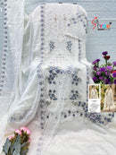 Shree Fabs Sf 5551 D Heavy Chiffon Embroidered Suit with Hand Khatli Suit