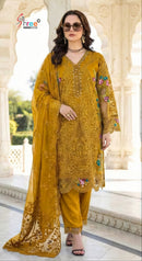 Shree Fabs Sf 5610 B Chiffon Heavy  With Heavy Embroidery Hand Khatli Work Pakistani Suits
