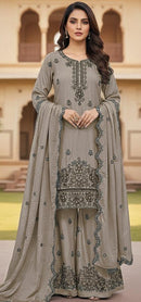Hoor Tex HF 453 D Heavy Chinon With Cut Work Pakistani Suit