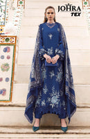 Johra Tex Jt 194 Rayon Cotton With Embroidered Worked Pakistani Suits