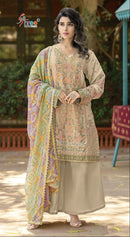 Shree Fabs K 5520 A Dinting Chiffon Heavy With Embroidery Worked Pakistani Suits