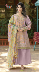 Shree Fabs K 5520 B Dinting Chiffon Heavy With Embroidery Worked Pakistani Suits